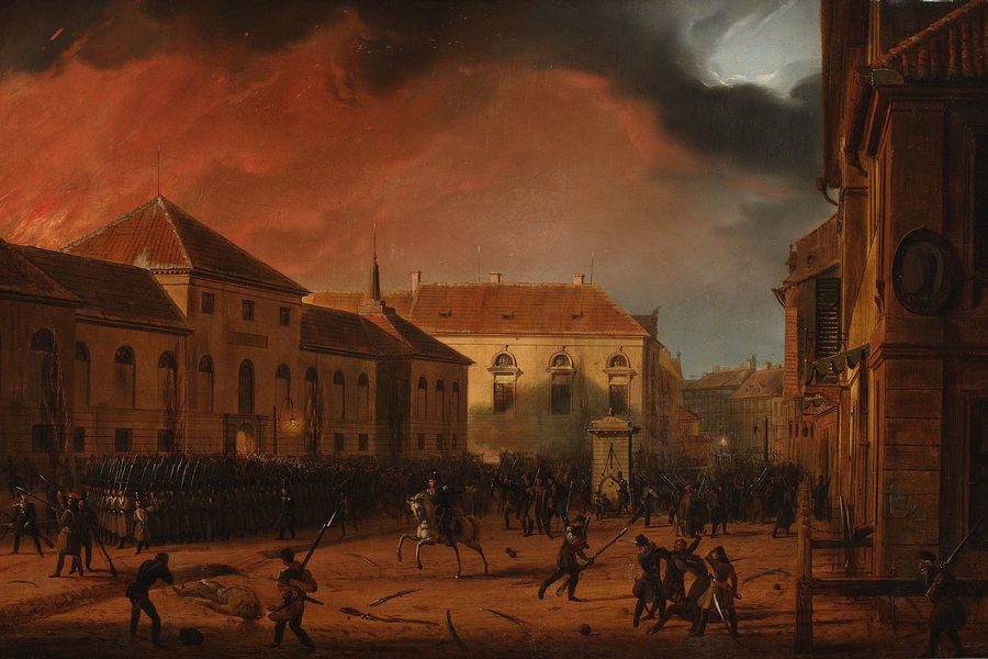 Noc listopadowa 1830 - atak na Belweder